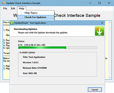UpdateCheck API